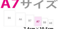 A7サイズについて詳細解説