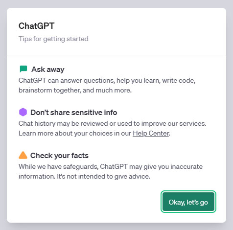ChatGPTのサービス内容や簡単な利用規約